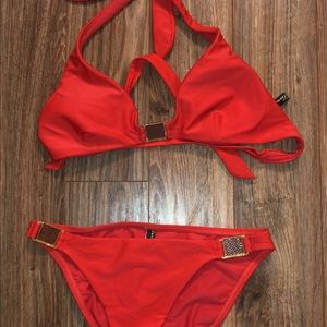 Vix red bikini